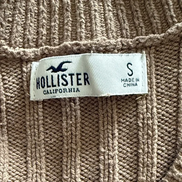 Hollister Tan Cable Knit Cardigan and Tank Set - Picture 2 of 6